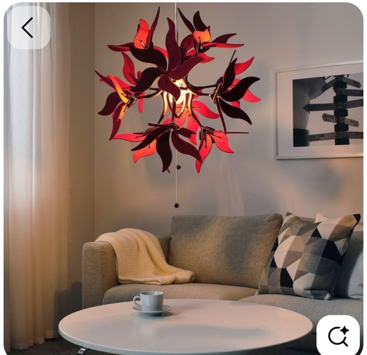 Candeeiro flor IKEA