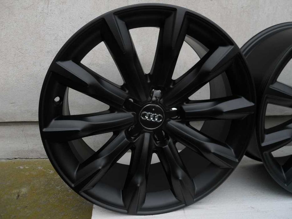 Oryginalne Felgi aluminiowe 18 " AUDI 5x112, 8J, ET26, czarny mat