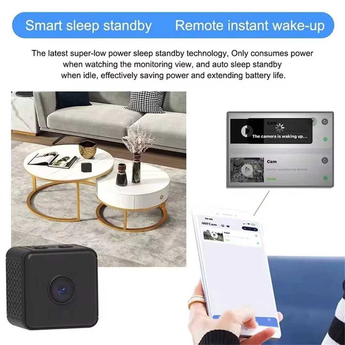 X6 Mini kamera szpiegowska IP WiFi HD 1080P bezprzewodowy nadzór