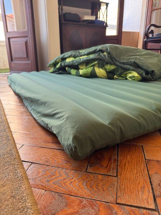 Colchão insuflável Quechua Sleepin' Bed Camp 2 em 1 (140x200) + bomba elétrica | Quechua Sleepin' Bed Camp 2-in-1 inflatable mattress + electric pump