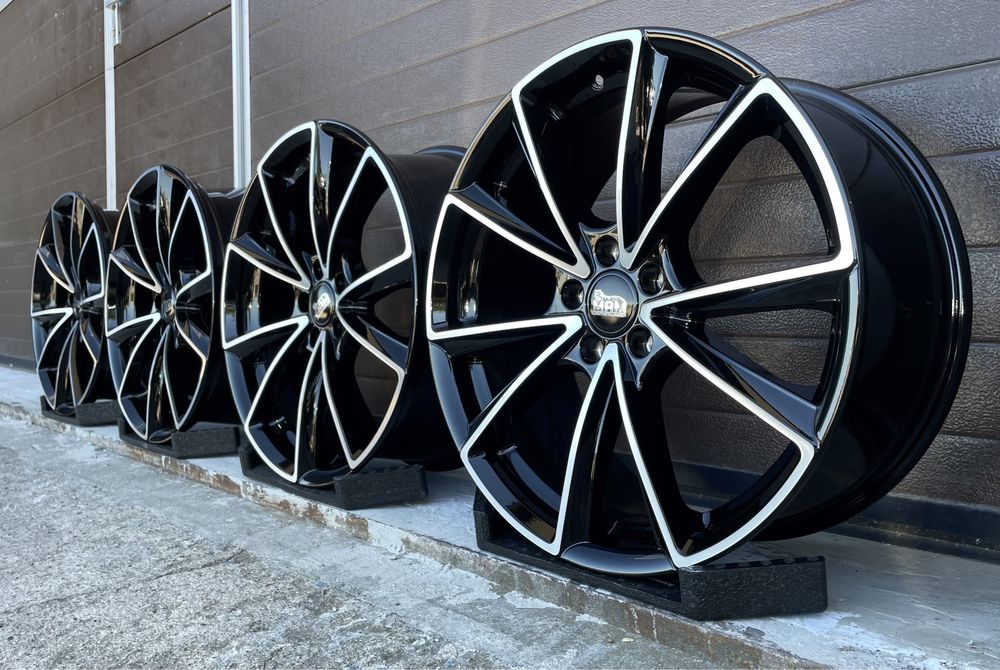 4x felgi aluminiowe 5x112 r20 et45 8,5J Alufelgi Czarne (Mercedes Audi