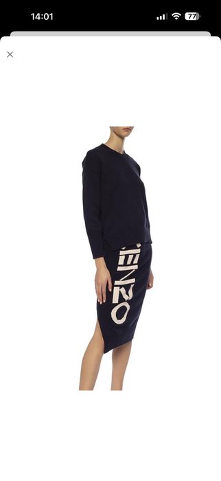 Костюм с юбкой миди kenzo оригинал Хс-С bazhane ivina