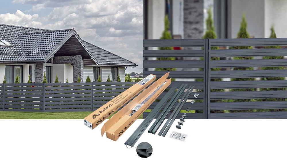 Przęsło ogrodzeniowe Spazio 200x150 cm - GOTOWY SYSTEM W JEDNEJ PACZCE