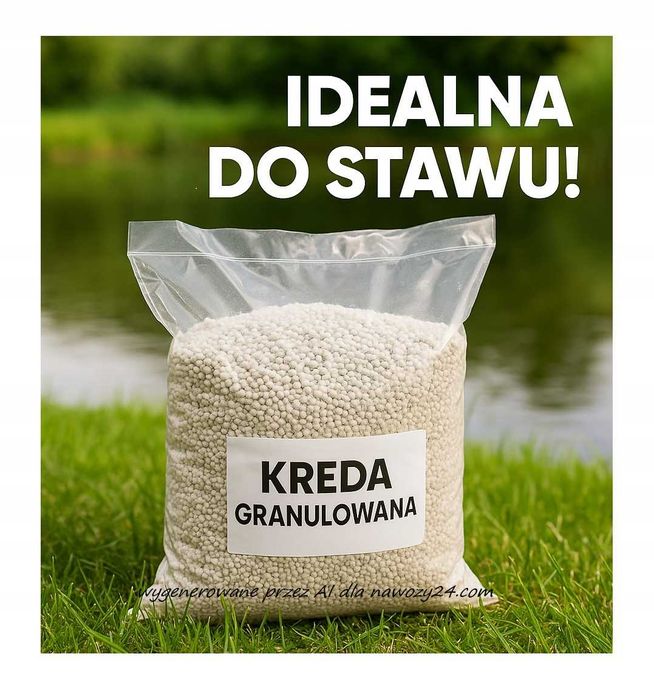 Kreda do oczka wodnego, kreda do stawu, kreda 20 kg, kreda granulowana