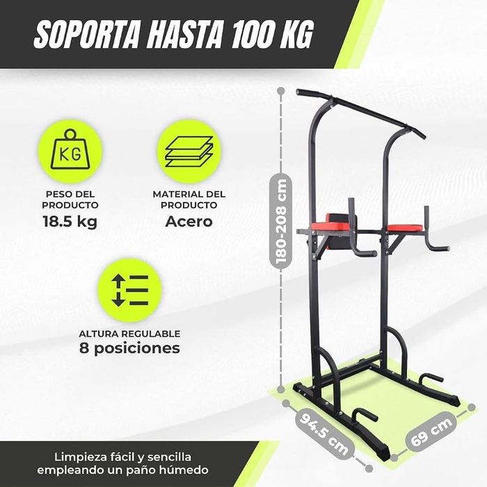 Cadeira Romana / Torre de musculação multifuncional