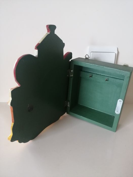 Vintage caixa quadro porta chaves