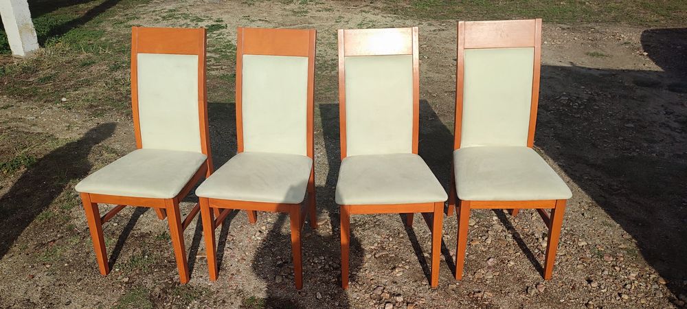 Conjunto de 4 cadeiras de mesa de jantar