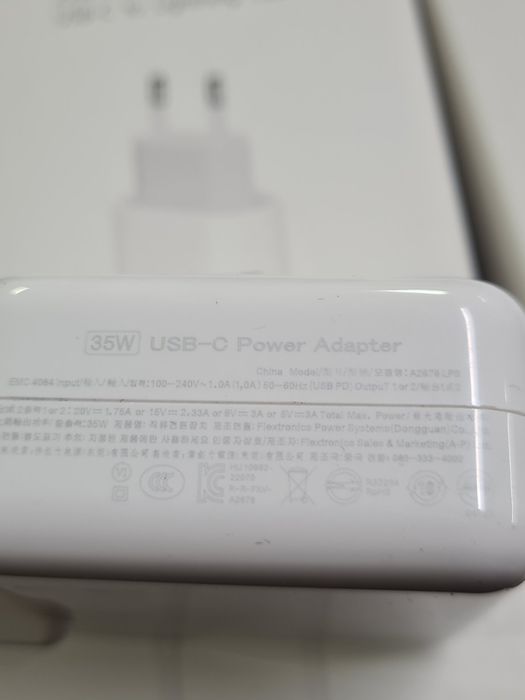 Блок живлення Apple 35W USB-C +C Power Adapter (A2347)