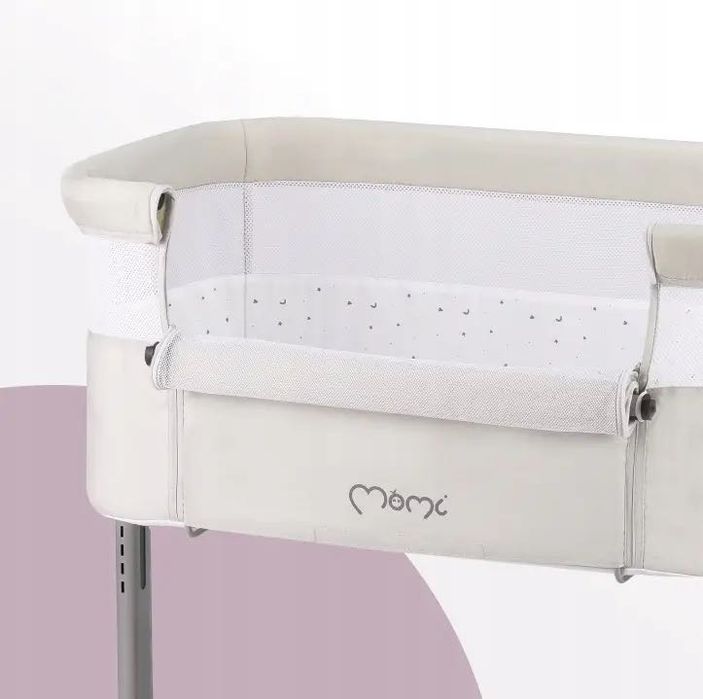 Продам приставне ліжко MoMi Revo Light grey.