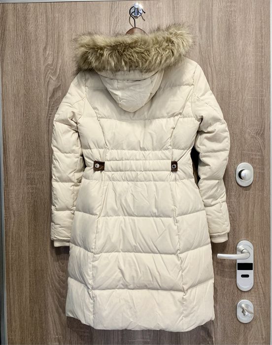 Kurtka puch pierze kremowa lauren Ralph XS/S
