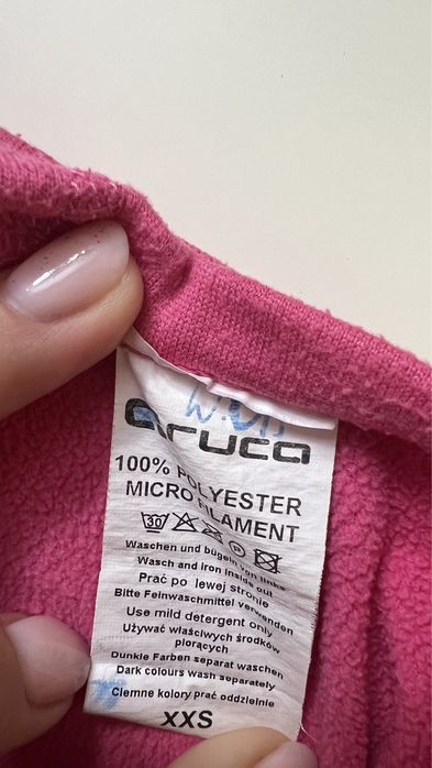 Różowa kominiarka dziecięca Aruca sportowa