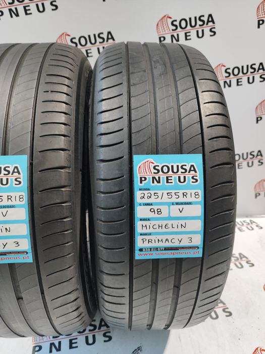 2 pneus semi novos 225-55R18 Michelin - Oferta dos Portes