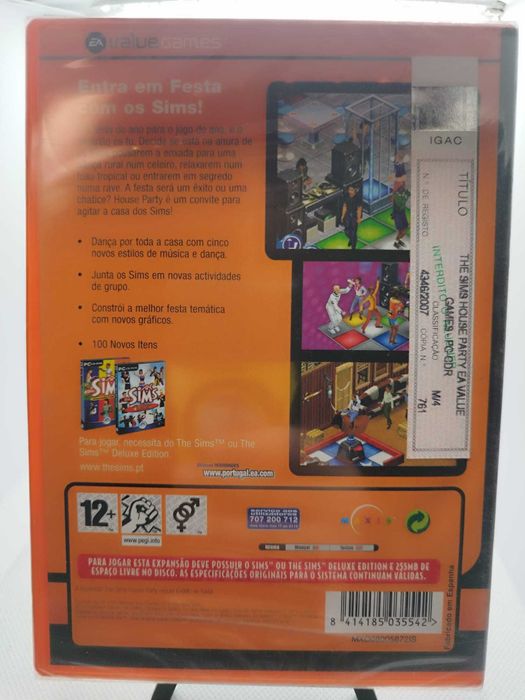 The Sims House Party PC CD-ROM Selado Novo Expansão