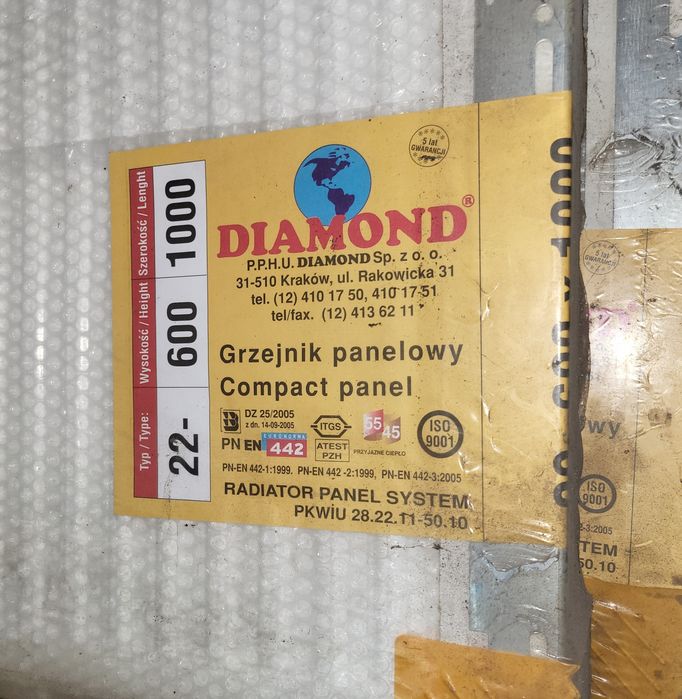 Grzejniki panelowe / nowe / różne wymiary
