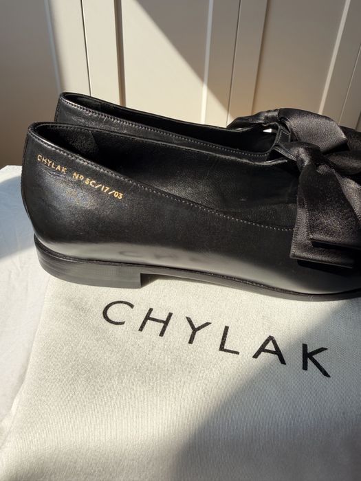 Baletki z kokardkami Chylak
