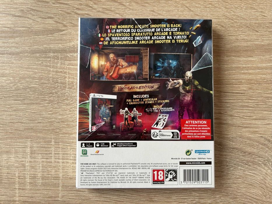 House Of The Dead Remake Limidead Edition - PS5 - PL - NOWA, FOLIA