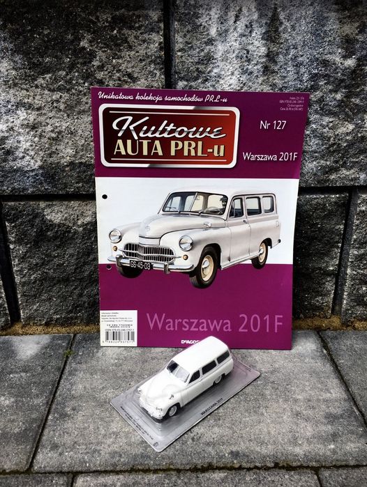 Prospekt- WARSZAWA 201F-auta PRL,model,autka,kolekcja