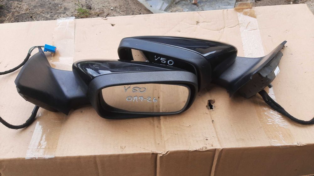Volvo v50 s40 lusterko zewnętrzne prawe 6 pin lewe 8 pin lak. 019-26