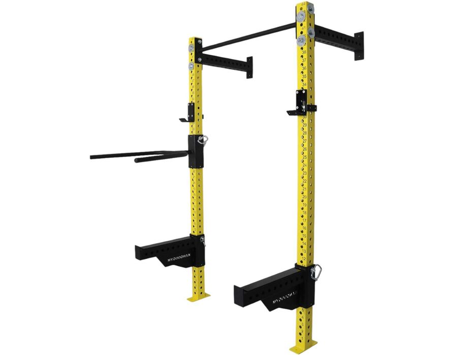 WALL RACK 80x80x3 + asekuracja + dipy + haki / klatka