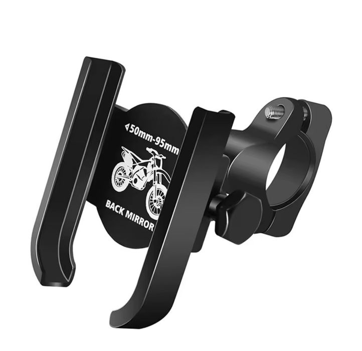 Держатель крепление алюминиевый смартфона телефона на руль мотоцикла