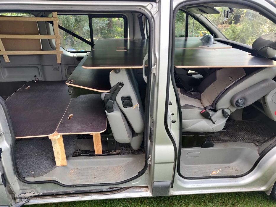 Zabudowa Kamper Box do Opel Vivaro / Trafic | Łóżko + Materace | Gotow