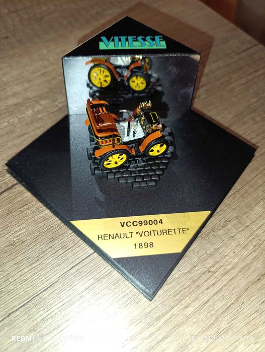Miniatura Original Renault Voiturette 1898 da Vitesse - C/ expositor
