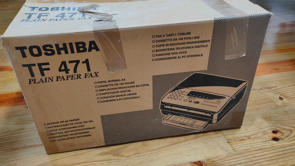 Fax Toshiba TF 471 (Nunca Utilizado)