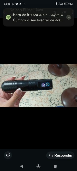 Máquina tattoo pen EZ P3 PRO TURBO