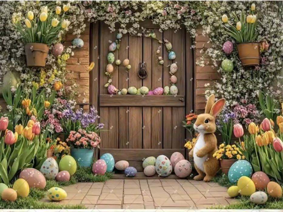 Tło fotograficzne wielkanocne