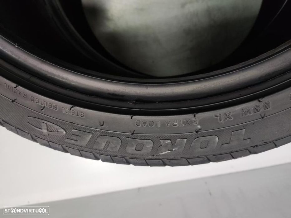 2 pneus semi novos 205-45r17 torque - oferta dos portes