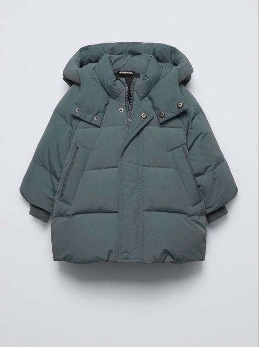 Пуховик зимова куртка zara 110 зимові штани