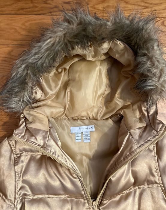 Blusão Bomber dourado - Zara - M/ 38 - Excelente estado .