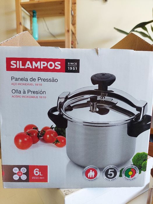 Panela de pressão Silampos INOX 6L