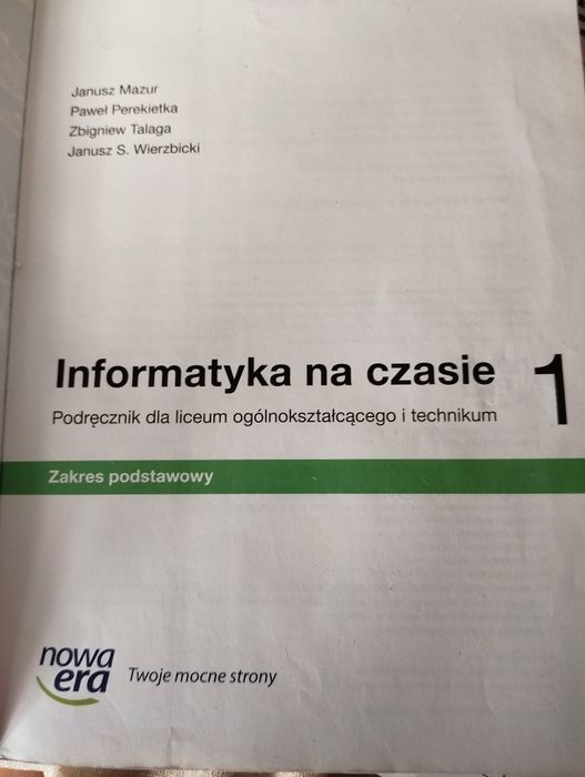 Informatyka na czasie kl.1