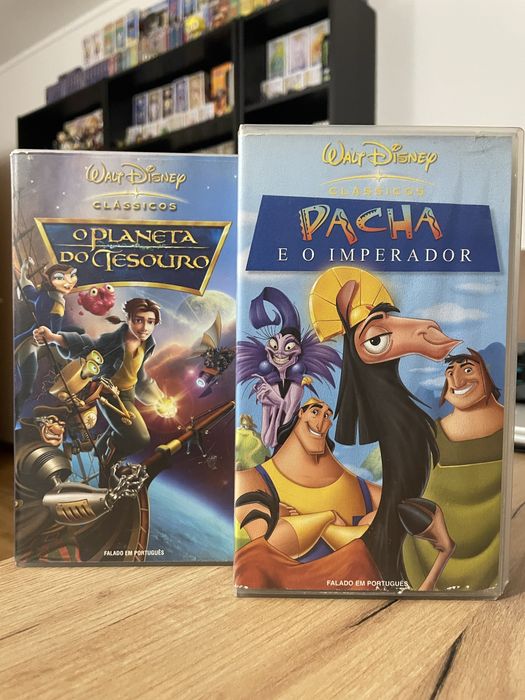 Conjunto VHS disney