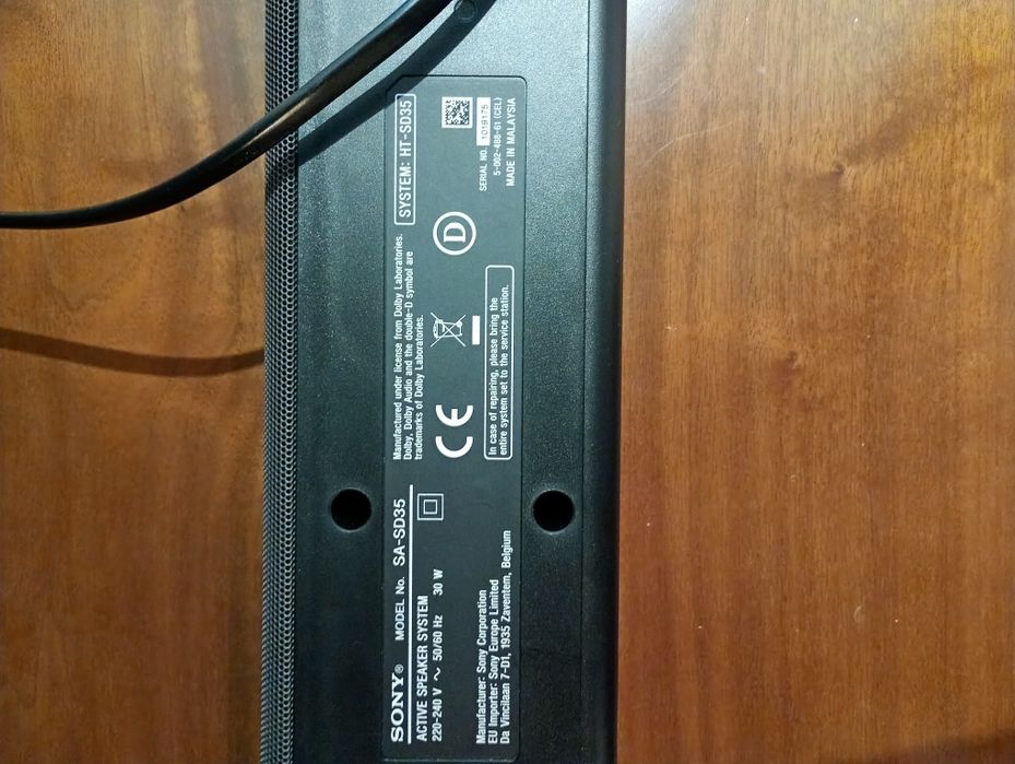 Soundbar SONY HTS350