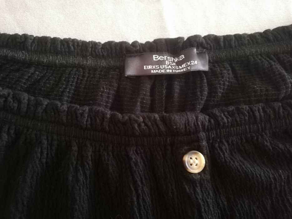 Camisola Manga Comprida Preta Bershka