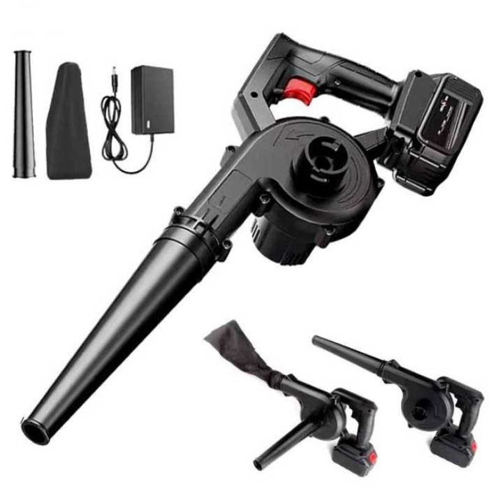 Воздуходувка 2 в 1 беспроводная электрическая для листьев, пылесборник