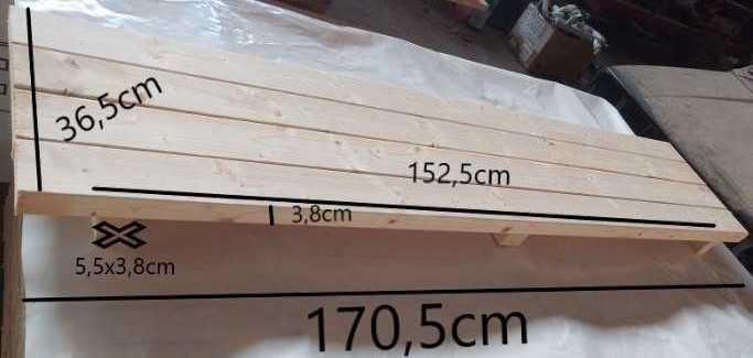 Rusztowanie warszawskie malowane ramka ciężka dostawa cała Polska