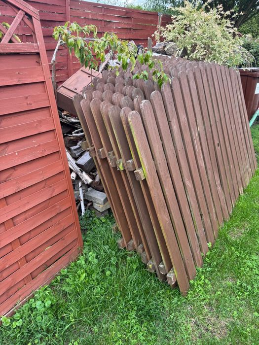 Ogrodzenie 11 sztuk przęsła płot