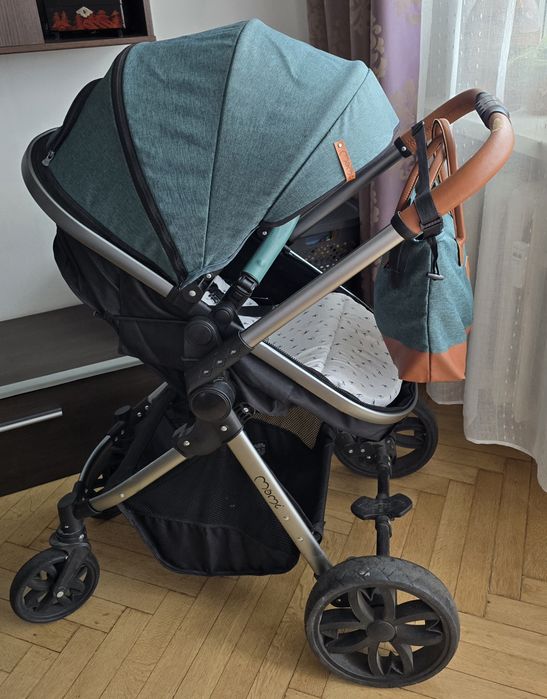 Wózek głęboko spacerowy 2 w 1  Momi