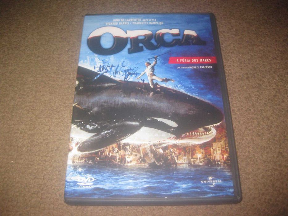 DVD "Orca: A Fúria dos Mares" com Bo Derek/Raro!