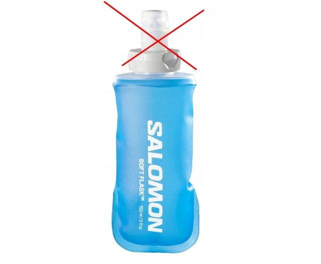 outlet salomon soft flask 150 ml niebieski bidon biegowy miękki