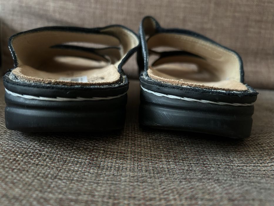 Finn Comfort шкіряні шльопанці тапочки 41 р