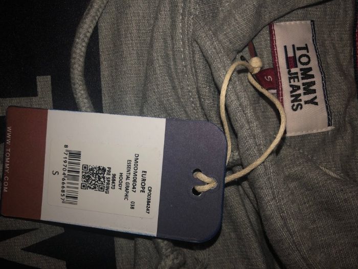 Bluza z kapturem TOMMY HILFIGER JEANS oryginalna rozmiar  S