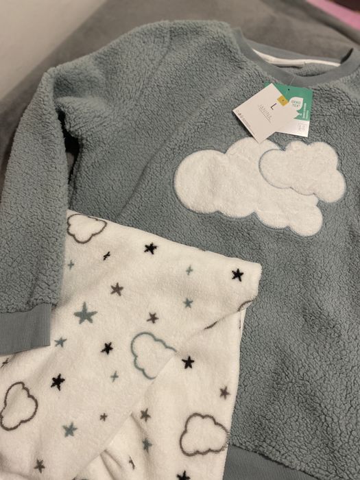 Домашній  піжамний костюм теплий новий з бірками L M