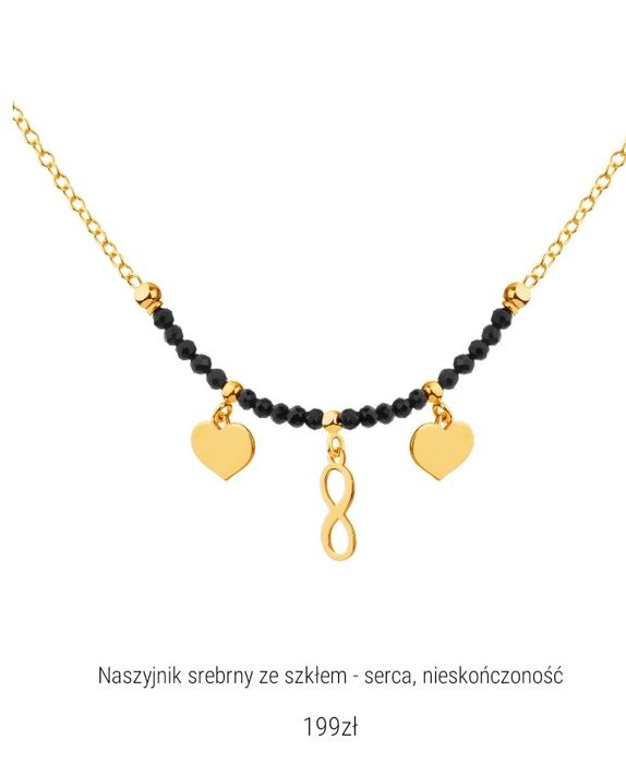 Naszyjnik pozłacany Apart