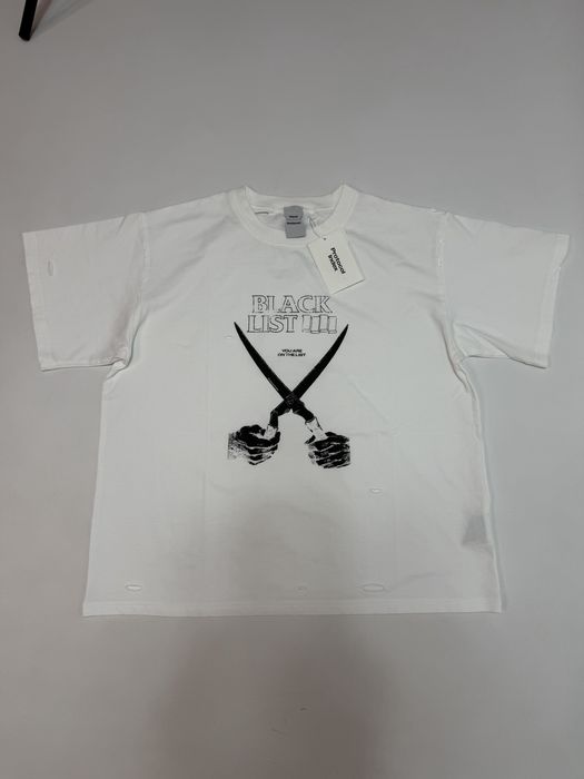 Футболка Protocol Index Black List (Project G/R) Distressed S M L balenciaga erd