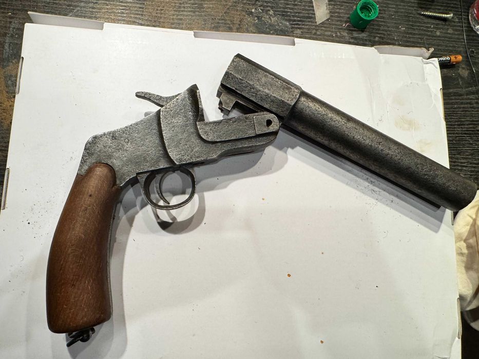 Par de pistolas de sinalizaçao primeira Guerra Mundial.