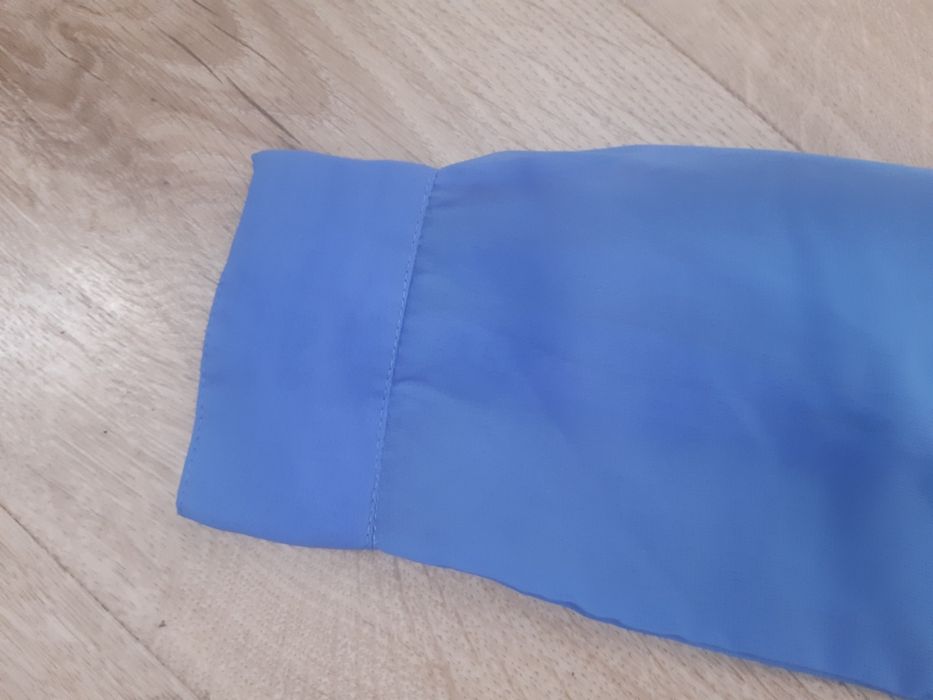 Koszula błękitna niebieska 134 dziewczynki